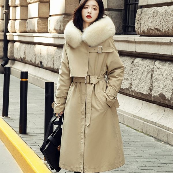 real large fox fur winter long down parkas women 90% white duck down coat hooded female thick warm puffer jacket windproof y201026, Black
real large fox fur winter long down parkas women 90% white duck down coat hooded female thick warm puffer jacket windproof y201026, Black