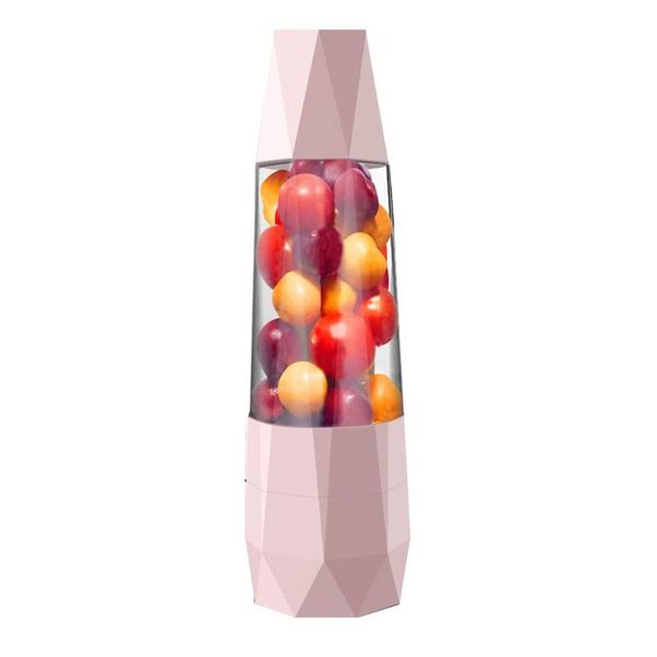 portable electric fruit juicer machine blender smoothie maker usb rechargeable multifunction juicer bottle 380ml