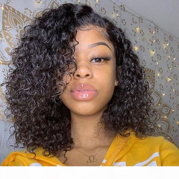 360 full lace human hair bob wigs for black women virgin brazilian glueless bob short curly wig 360 pre plucked with baby hair, Black;brown
360 full lace human hair bob wigs for black women virgin brazilian glueless bob short curly wig 360 pre plucked with baby hair, Black;brown