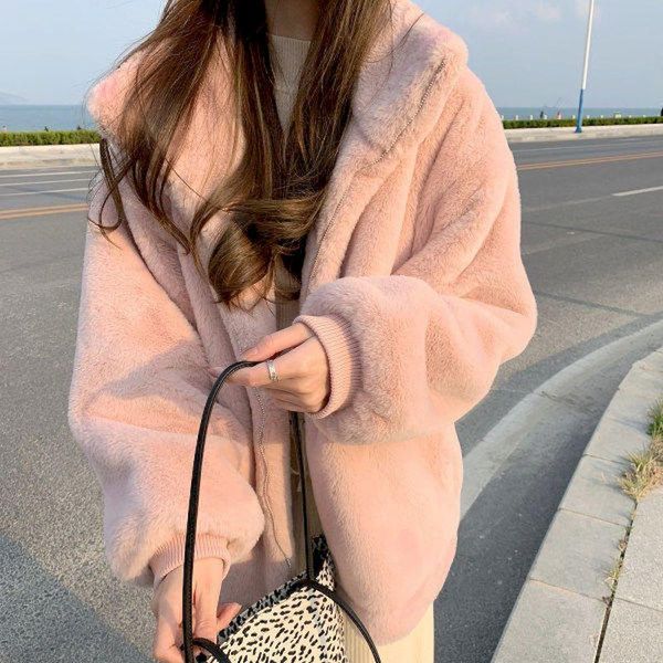 women's jackets 2021 autumn winter stand collar arctic velvet jacket korean loose fashion women clothing oversize clothes goth harajuku, Black;brown
women's jackets 2021 autumn winter stand collar arctic velvet jacket korean loose fashion women clothing oversize clothes goth harajuku, Black;brown