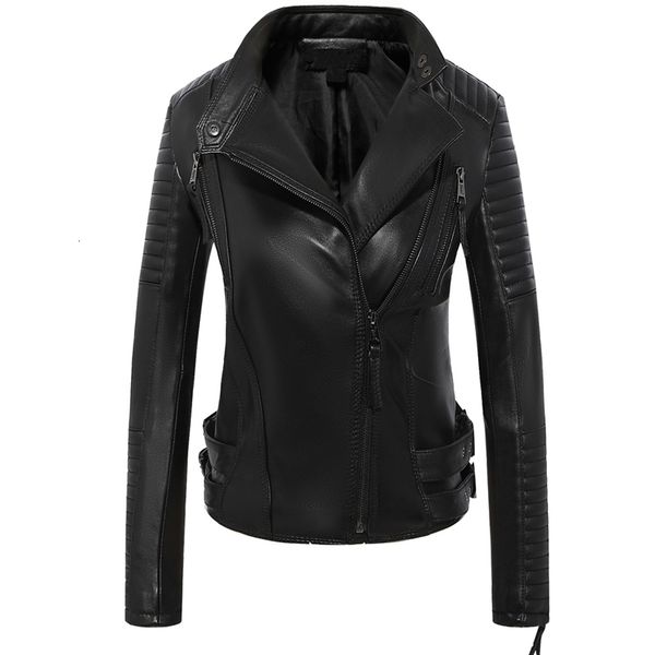 spring 2021 new for women in plutonium soft rivet female turndown collar black autumn leather jacket y0yz
spring 2021 new for women in plutonium soft rivet female turndown collar black autumn leather jacket y0yz