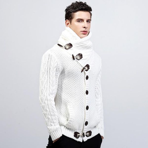 2021 winter turtle neck cardigan masculino men knitted sweater coat black white fashion casual knitwear blusas masculinasmoleton, White;black
2021 winter turtle neck cardigan masculino men knitted sweater coat black white fashion casual knitwear blusas masculinasmoleton, White;black