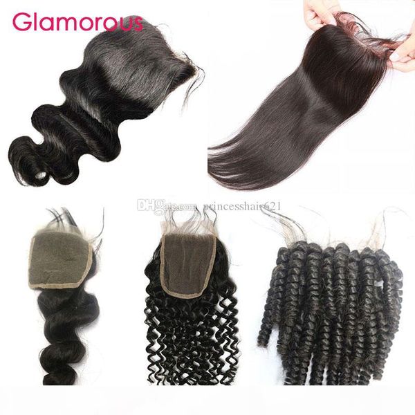 glamorous 100% virgin human hair piece brazilian body wave straight deep wave curly kinky curly hair closures parting 4x4 lace closure, Black
glamorous 100% virgin human hair piece brazilian body wave straight deep wave curly kinky curly hair closures parting 4x4 lace closure, Black