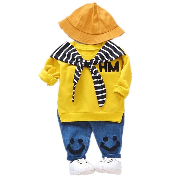 spring autumn baby cotton clothing sets fashion children girls boys fake scarf t-shirt jeans 2 pcs/sets kid casual tracksuits lj201221, White
spring autumn baby cotton clothing sets fashion children girls boys fake scarf t-shirt jeans 2 pcs/sets kid casual tracksuits lj201221, White