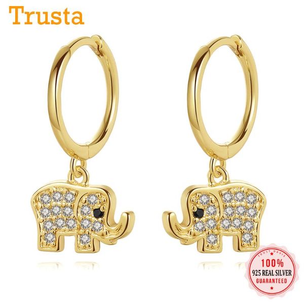 trustdavis real 925 sterling silver sweet ins animal elephant cz charm hoop earring for women wedding party fine jewelry da1695, Golden;silver
trustdavis real 925 sterling silver sweet ins animal elephant cz charm hoop earring for women wedding party fine jewelry da1695, Golden;silver