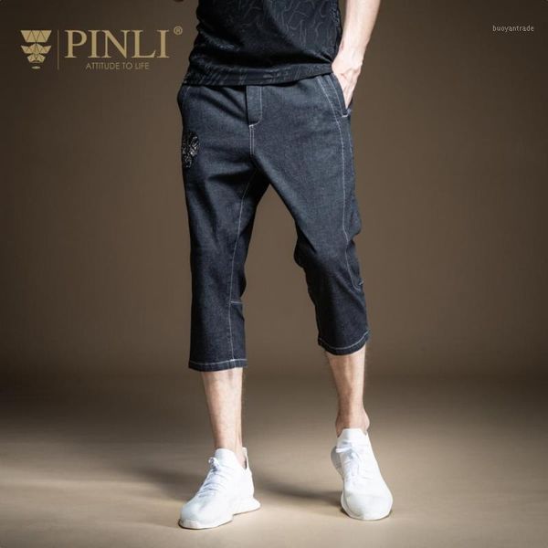 men's jeans pinli 2021 summer slim solid elastic waist pencil pants knee length casual men fashion cool b2029165051, Blue
men's jeans pinli 2021 summer slim solid elastic waist pencil pants knee length casual men fashion cool b2029165051, Blue