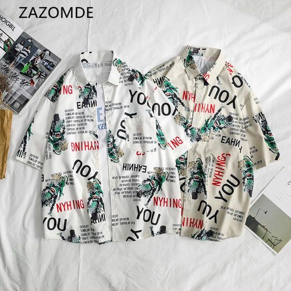 men's casual shirts men motorcycle print streetwear 2021 summer korean fashion khaki hawaiian blouses button up shirt plus size, White;black 
men's casual shirts men motorcycle print streetwear 2021 summer korean fashion khaki hawaiian blouses button up shirt plus size, White;black