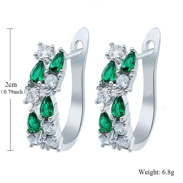 brand for creactive earrings u shape hoop women cz zircon wedding earring lady girls party fashion jewelry, Silver
brand for creactive earrings u shape hoop women cz zircon wedding earring lady girls party fashion jewelry, Silver