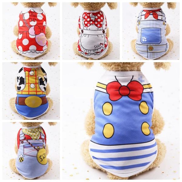 clothes small dog fake strap vest breathable cotton puppy shirt pet cartoon costume clothing summer dogs apparel 12 designs xh1221
clothes small dog fake strap vest breathable cotton puppy shirt pet cartoon costume clothing summer dogs apparel 12 designs xh1221