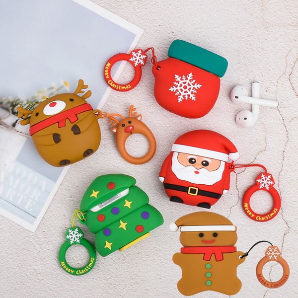 creativity christmas earphone case for airpods cartoons silicone santa claus xmas tree elk anti-fall protective cover for apple headphone
creativity christmas earphone case for airpods cartoons silicone santa claus xmas tree elk anti-fall protective cover for apple headphone