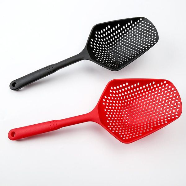 plastic shovels vegetable strainer scoop nylon spoon large colander soup filter pasta heat resistant strainer kitchen tools ffb3874 
plastic shovels vegetable strainer scoop nylon spoon large colander soup filter pasta heat resistant strainer kitchen tools ffb3874