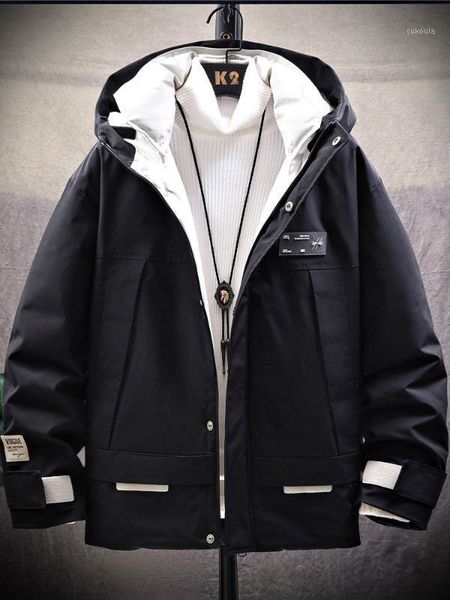 padding men trench thermal zip vintage winter new streetwear fashion jacket hooded slim thicken warm casual parkas coats kk60mf1, Black
padding men trench thermal zip vintage winter new streetwear fashion jacket hooded slim thicken warm casual parkas coats kk60mf1, Black