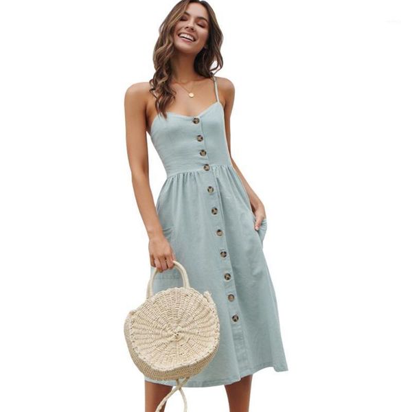 women summer cansual dress 2020 bohemian beach dress ladies vintage print striped suspender skirt plus size button dresses1, Black;gray
women summer cansual dress 2020 bohemian beach dress ladies vintage print striped suspender skirt plus size button dresses1, Black;gray