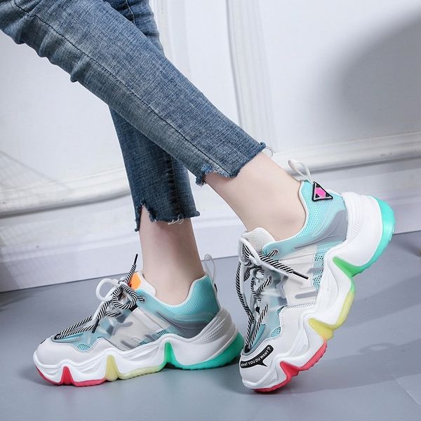 ins sneakers women trendy chunky dad shoe laces platform shoe new color matching cross -tied sneakers tenis chaussures 35-43 #7932, Black
ins sneakers women trendy chunky dad shoe laces platform shoe new color matching cross -tied sneakers tenis chaussures 35-43 #7932, Black