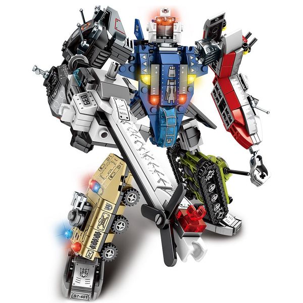 huiqibao 733pcs 6in1 deformation robot building blocks city military tank helicopter trucks bricks educational toys for children qylejh
huiqibao 733pcs 6in1 deformation robot building blocks city military tank helicopter trucks bricks educational toys for children qylejh