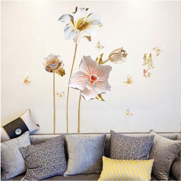 creative 3d emboss style orchids flowers wall stickers for living room home decoration art decals bedroom girls room sticker pvc
creative 3d emboss style orchids flowers wall stickers for living room home decoration art decals bedroom girls room sticker pvc