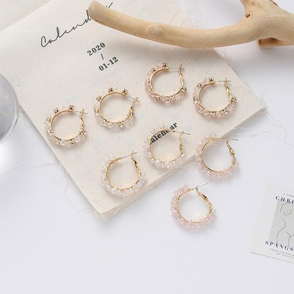 stud korean simple beautiful crystal beaded weave circle earrings temperament sweet girl women fashion jewelry accessories1, Golden;silver
stud korean simple beautiful crystal beaded weave circle earrings temperament sweet girl women fashion jewelry accessories1, Golden;silver