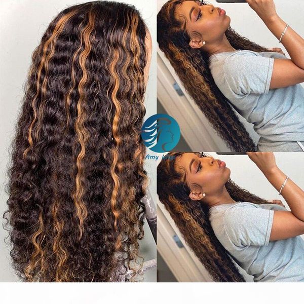 water wave lace wig highlight lace front human hair honey blonde brown pre plucked brazilian remy hair natural wigs for black women, Black;brown
water wave lace wig highlight lace front human hair honey blonde brown pre plucked brazilian remy hair natural wigs for black women, Black;brown