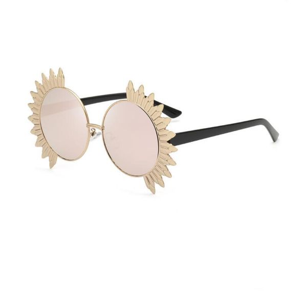 sunglasses fashion men women exaggerated style wing metal pink personality round, White;black
sunglasses fashion men women exaggerated style wing metal pink personality round, White;black