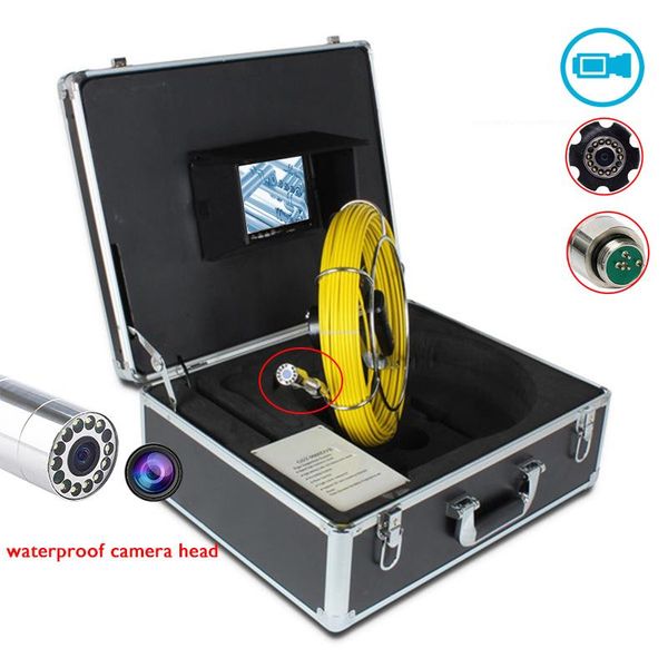 20m ip68 waterproof sewer pipe inspection video camera 23mm dvr drain sewer pipeline industrial endoscope with 7inch monitor
20m ip68 waterproof sewer pipe inspection video camera 23mm dvr drain sewer pipeline industrial endoscope with 7inch monitor