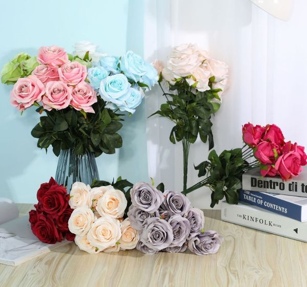 decorative flowers & wreaths 10 heads roses simulation bouquet home decoration artificial wedding props holding living room
decorative flowers & wreaths 10 heads roses simulation bouquet home decoration artificial wedding props holding living room