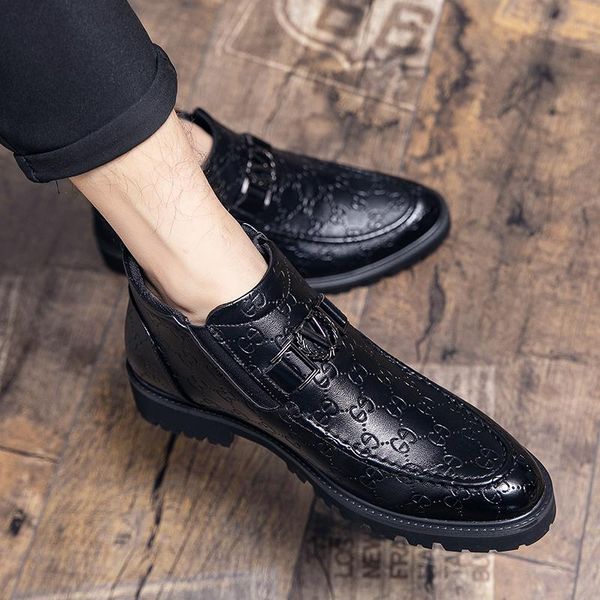 dress shoes luxury men business leather plus size large ankle boots sapatos masculinos oxford, Black
dress shoes luxury men business leather plus size large ankle boots sapatos masculinos oxford, Black