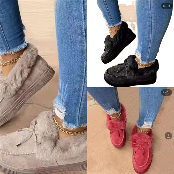 v4qbj female cotton mop snow boots flats indoor cotton yarn home slippers women soft plus velvet bottom, Black
v4qbj female cotton mop snow boots flats indoor cotton yarn home slippers women soft plus velvet bottom, Black