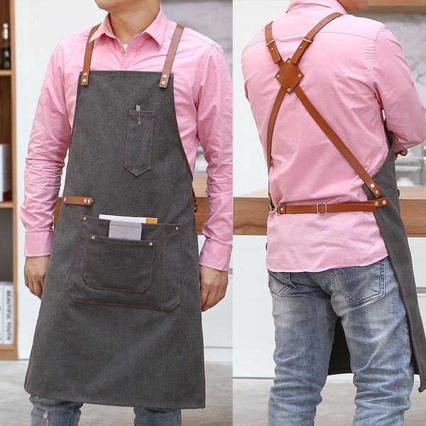 barber straps denim apron restaurant shop floral manicure painting apron print logo 
barber straps denim apron restaurant shop floral manicure painting apron print logo