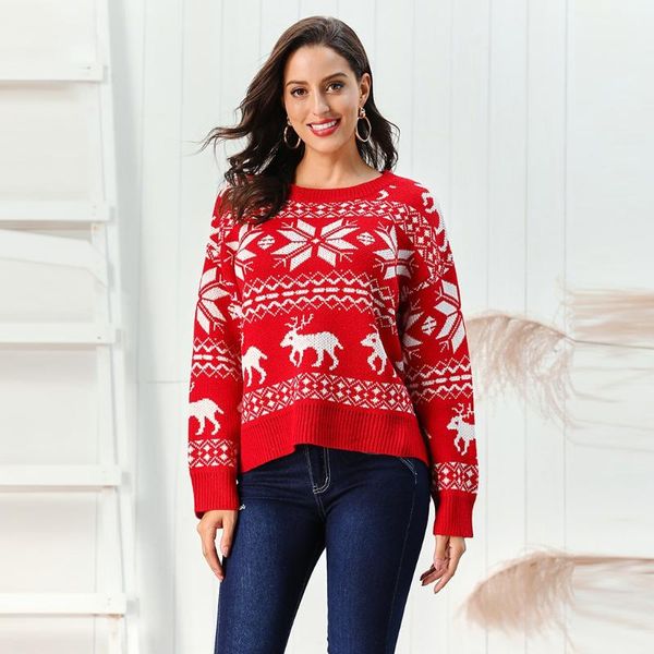 women's sweaters christmas sweater 2021 winter classic deer printed knitted pullovers plus size streetwear long sleeve causal jumpers #, White;black
women's sweaters christmas sweater 2021 winter classic deer printed knitted pullovers plus size streetwear long sleeve causal jumpers #, White;black