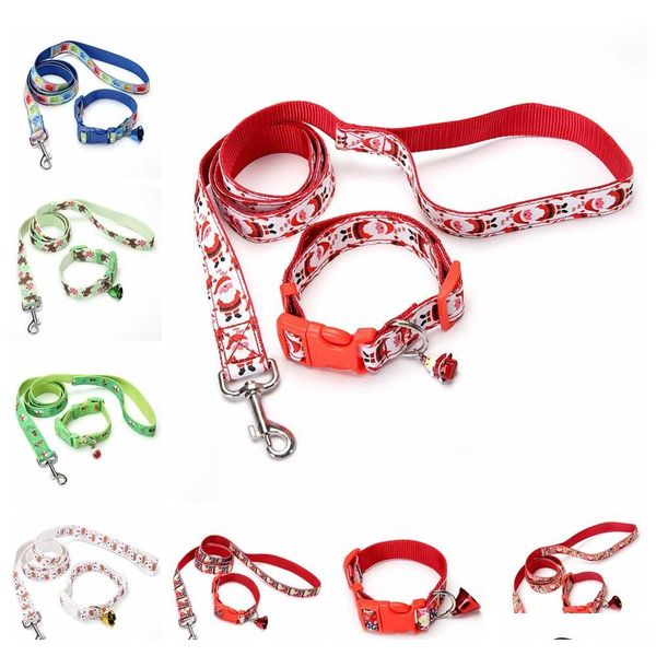 2.5*120cm dog harness leashes collar set with bell christams printed adjustable pet puppy cat animals leash necklace tie collar t2tew
2.5*120cm dog harness leashes collar set with bell christams printed adjustable pet puppy cat animals leash necklace tie collar t2tew