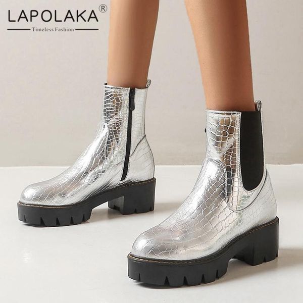 lapolaka 2020 big size 43 thick heels ankle boots woman shoes square heels zip up platform fashion boots female, Black
lapolaka 2020 big size 43 thick heels ankle boots woman shoes square heels zip up platform fashion boots female, Black