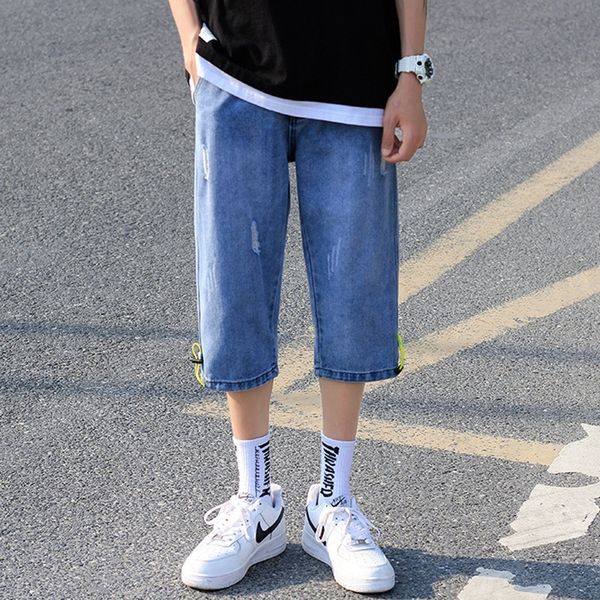 5vqcn and new chic wide leg men's scratches jeans jeans style korean 2020 loose straight capri pants trendy 3lrcp, Blue
5vqcn and new chic wide leg men's scratches jeans jeans style korean 2020 loose straight capri pants trendy 3lrcp, Blue