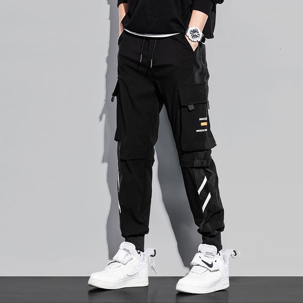 2021 new fashion streetwear casual cargo pants men loose fit big pocket spliced designer overalls wide leg baggy trousers hip hop joggers kh, Black
2021 new fashion streetwear casual cargo pants men loose fit big pocket spliced designer overalls wide leg baggy trousers hip hop joggers kh, Black