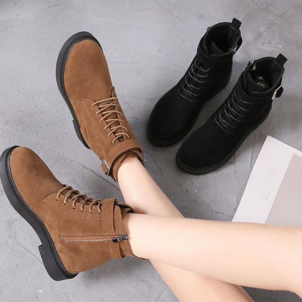 boots women ankle autumn shoes seude flat warm plush non slip platform ladies classic zipper female footwear spring, Black
boots women ankle autumn shoes seude flat warm plush non slip platform ladies classic zipper female footwear spring, Black