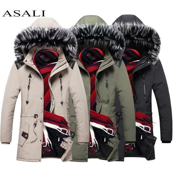 2020 winter jacket men long fur collar hooded parka for men thick warm army military tactical windproof outerwear sports coat, Black
2020 winter jacket men long fur collar hooded parka for men thick warm army military tactical windproof outerwear sports coat, Black