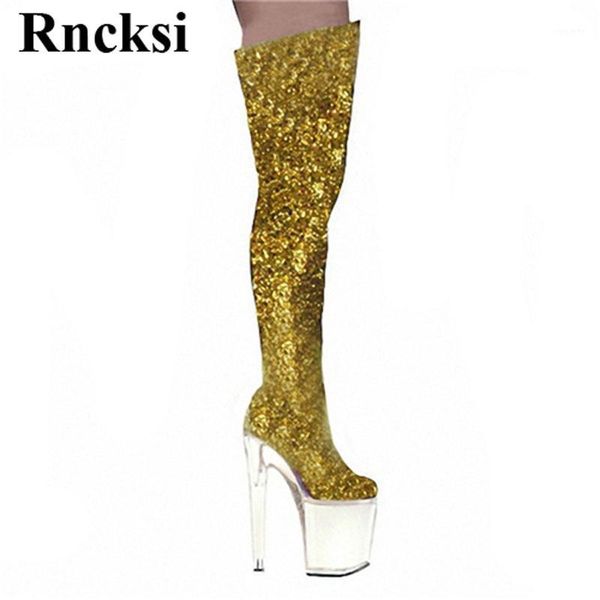rncksi lace up women party over the knee boots ultra 20cm high heels platform boots pole dancing shoes1, Black 
rncksi lace up women party over the knee boots ultra 20cm high heels platform boots pole dancing shoes1, Black