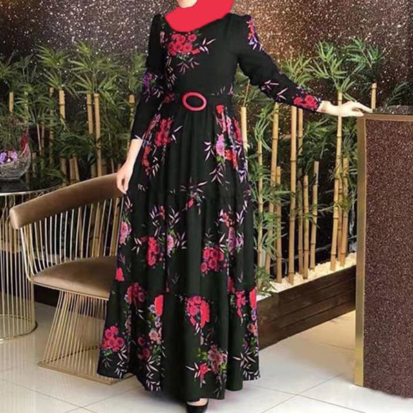 2021 middle east muslim spring fashion new temperament commutate imprint around the neck sleeve long dress 85sg, Black;gray
2021 middle east muslim spring fashion new temperament commutate imprint around the neck sleeve long dress 85sg, Black;gray