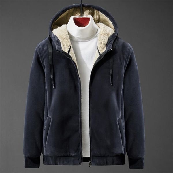 new 5xl 6xl 7xl winter jackets men autumn winter add fur warm outwear mens coats casual solid color hoodies jackets 201123, Black;brown
new 5xl 6xl 7xl winter jackets men autumn winter add fur warm outwear mens coats casual solid color hoodies jackets 201123, Black;brown