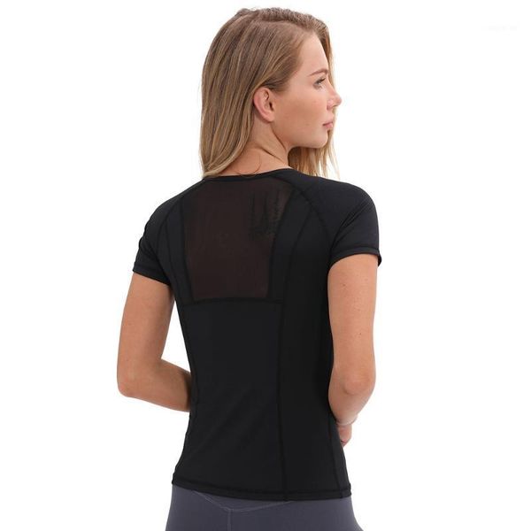 yoga outfits short sleeve t-shirt for fitness gym nylon solid mesh breathable slim sport femme shirts running woman workout 1, White;red
yoga outfits short sleeve t-shirt for fitness gym nylon solid mesh breathable slim sport femme shirts running woman workout 1, White;red