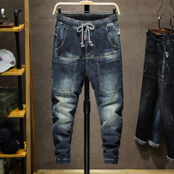 fashion brand jeans autumn winter 2020 new trousers loose legged harem men's pants, Blue
fashion brand jeans autumn winter 2020 new trousers loose legged harem men's pants, Blue