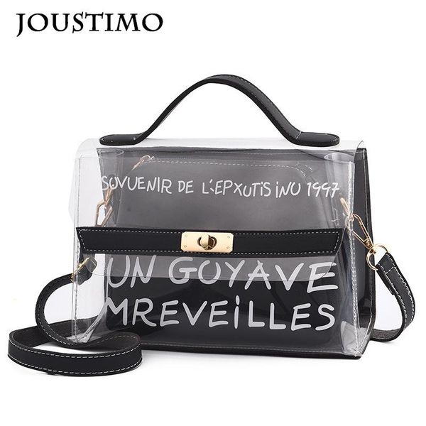 women transparent bag casual candy color letters clutch purse handbag large capacity composite bag girls shoulder messenger
women transparent bag casual candy color letters clutch purse handbag large capacity composite bag girls shoulder messenger