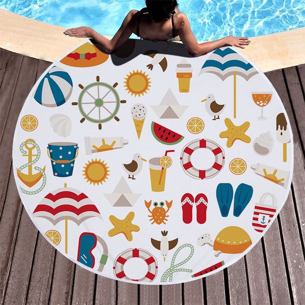 enjoy sunmmer holiday beach towel with tassel round shaped printed camping picnic pads fitness yoga mat diameter 150cm 26ql e19
enjoy sunmmer holiday beach towel with tassel round shaped printed camping picnic pads fitness yoga mat diameter 150cm 26ql e19