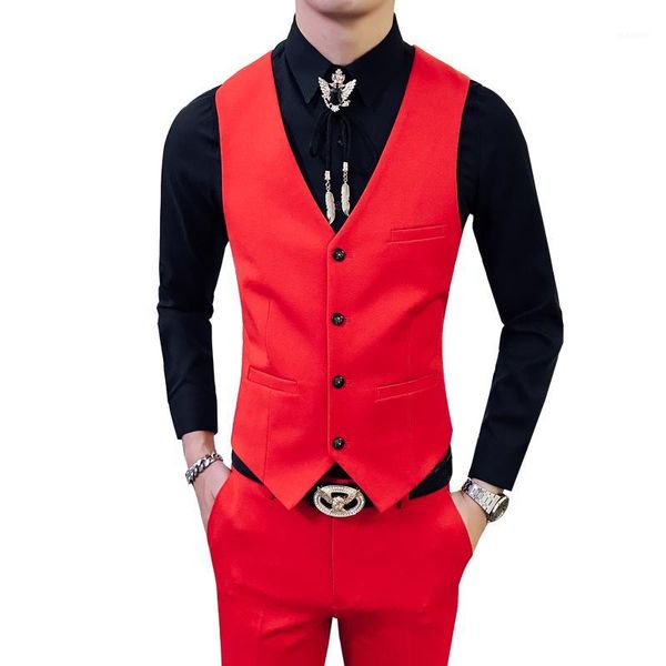 pure color new men two-piece set fashion casual men's suit vest and pants size s l xl 2xl 3xl1, Gray
pure color new men two-piece set fashion casual men's suit vest and pants size s l xl 2xl 3xl1, Gray