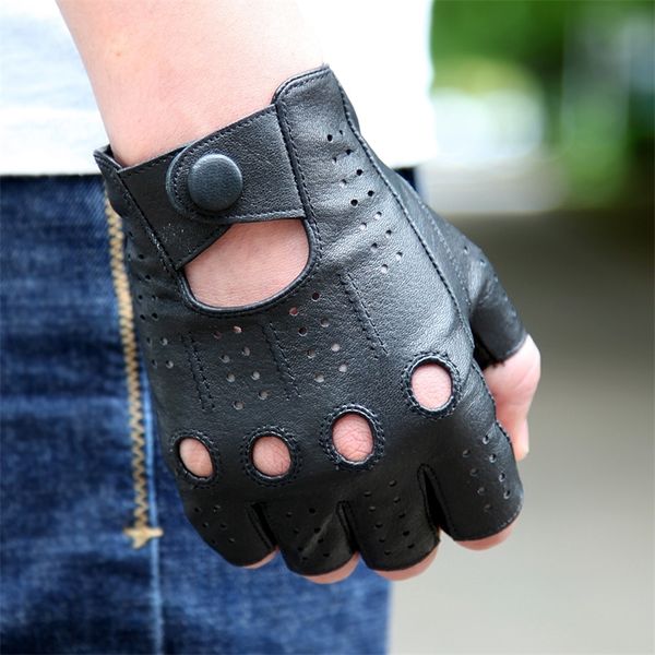 the latest high-quality semi-finger genuine leather gloves men' thin section driving fingerless sheepskin gloves m046p-5 y200110, Blue;gray
the latest high-quality semi-finger genuine leather gloves men' thin section driving fingerless sheepskin gloves m046p-5 y200110, Blue;gray