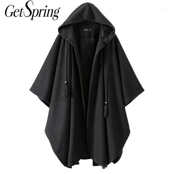 getspring women woolen coat irregular hooded women winter coat oversized overcoat woman loose long female jackets large size new1, Black
getspring women woolen coat irregular hooded women winter coat oversized overcoat woman loose long female jackets large size new1, Black