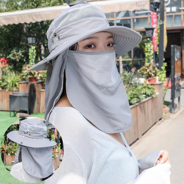 360 - degree summer outdoor sun fisherman hat uv new fishing hat shading mountaineering sunbonnet men and women, Blue;gray
360 - degree summer outdoor sun fisherman hat uv new fishing hat shading mountaineering sunbonnet men and women, Blue;gray