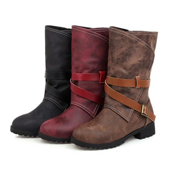 woman flat boots round toe women's shoes large size booties ladies winter footwear boots-women low big 2020 mid calf, Black
woman flat boots round toe women's shoes large size booties ladies winter footwear boots-women low big 2020 mid calf, Black