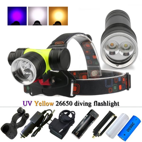 diving headlight led multifunction uv hoofdlamp waterproof rechargeable forehead 26650 head torch farol bike fishing
diving headlight led multifunction uv hoofdlamp waterproof rechargeable forehead 26650 head torch farol bike fishing