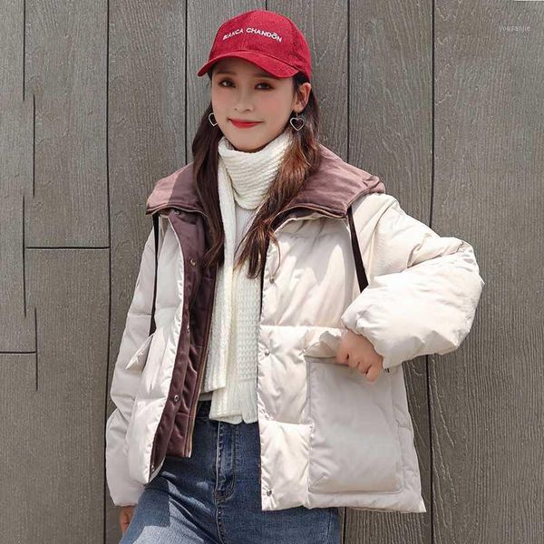 women bubble coat hooded short jacket outwear winter female thick warm puffer jacket parkas 20201, Black
women bubble coat hooded short jacket outwear winter female thick warm puffer jacket parkas 20201, Black
