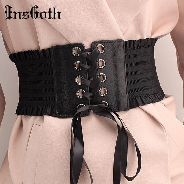 insgoth stretsh черных пояса женщины мода узелок пояс кожа gothic punk streetwear lady высокая талия, Black;brown
insgoth stretsh черных пояса женщины мода узелок пояс кожа gothic punk streetwear lady высокая талия, Black;brown
